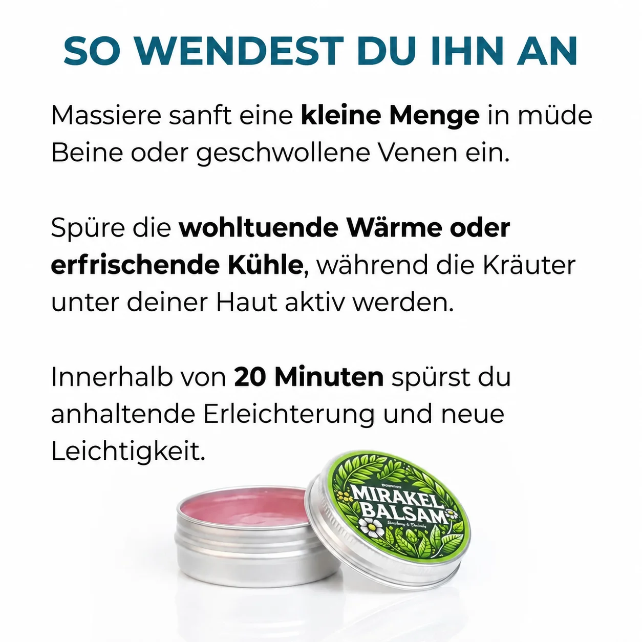 Here's how to apply the balm